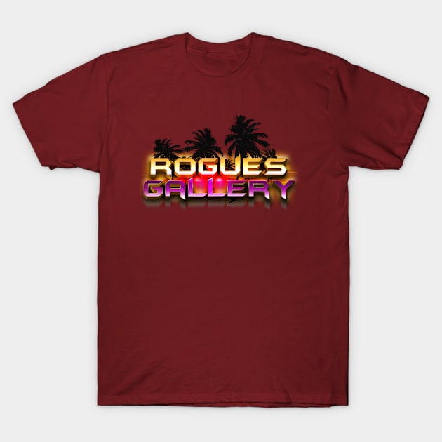 ROGUES GALLERY 80s Text Effects 1 T-Shirt by Zombie Squad Clothing